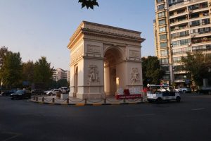 South gate of a residential compound complex in Minhang, Shanghai