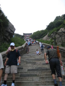 Main stone staircase on Mount Tai, Shandong