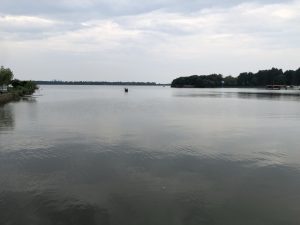 East Lake shoreline and water views in Wuhan, Hubei
